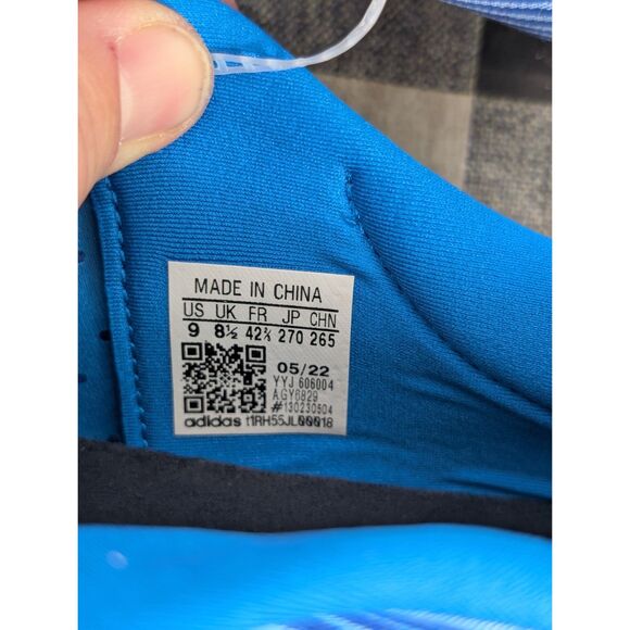 Adidas The Road Shoe Cycling Shoes Blue Men's Size 9 - Picture 9 of 11